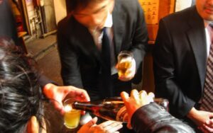 New friends met in Tokyo