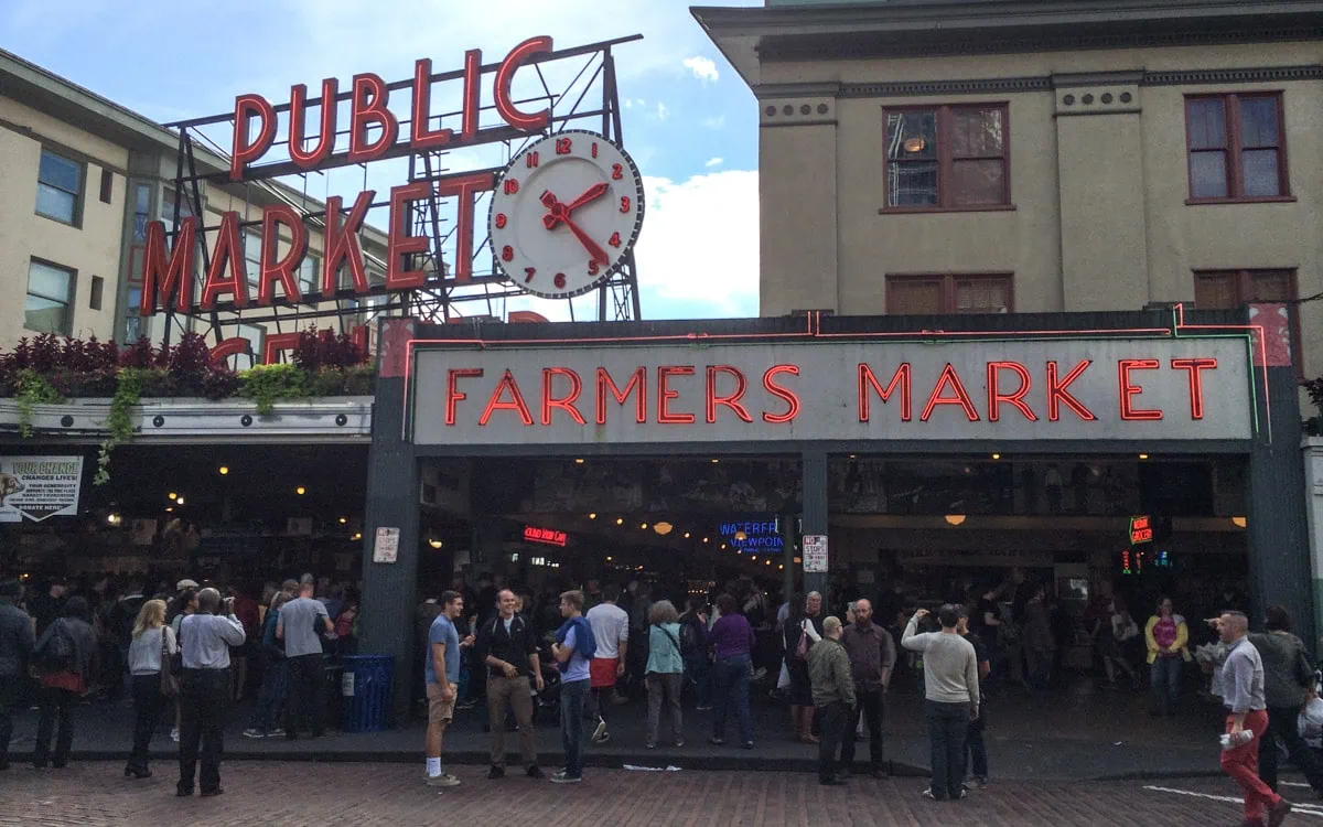 Even though tourists surround Pike Place Market, you can still find some great food