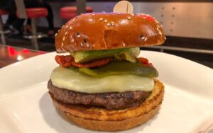 Hell’s Kitchen Burger from Gordon Ramsay Burger at Planet Hollywood, Las Vegas, Nevada