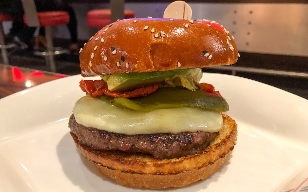 Hell’s Kitchen Burger from Gordon Ramsay Burger at Planet Hollywood, Las Vegas, Nevada