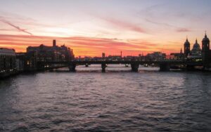 River Thames at sunset