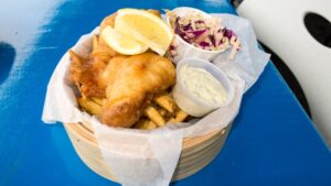 Cod fish and chips, Go Fish, Vancouver