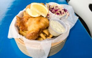 Cod fish and chips, Go Fish, Vancouver
