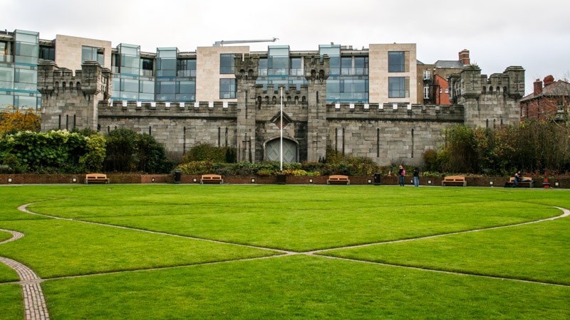 Dubhlinn Gardens on the grounds of Dublin Castle