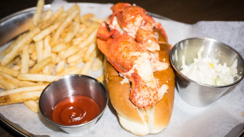 This amazing creation is the Maine Lobster Roll at Lobster Bar, Itaewon, Seoul
