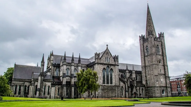 Saint Patrick's Cathedral, the largest church in Ireland