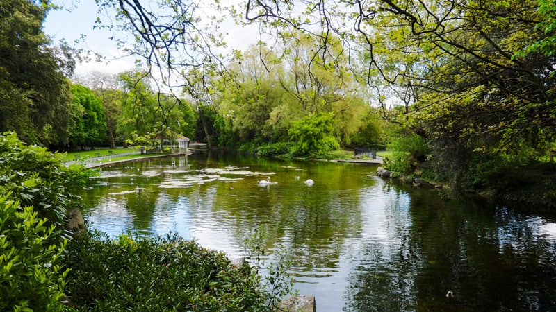 Calm waters found at St. Stephen's Green