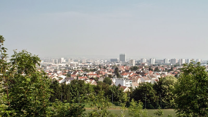 The view from Mont Valérien