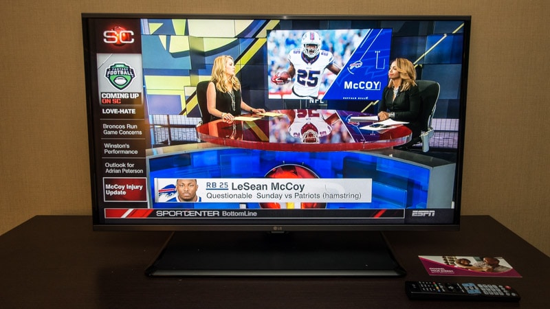 LG 43 inch flat screen television