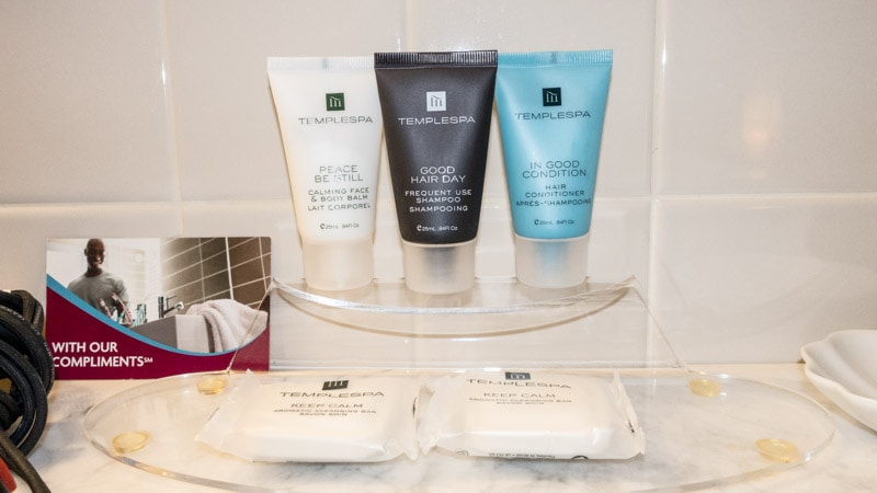 Templespa toiletries