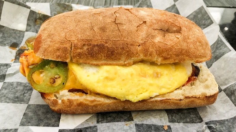 Chorizo, Egg, & Cheese Sandwich from Ink Sack at LAX