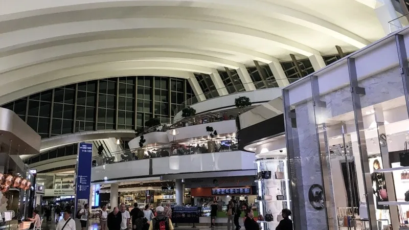 The newly remodeled, and beautiful, Tom Bradley International Terminal