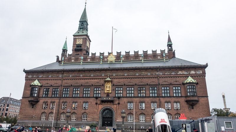 The beautiful Copenhagen City Hall