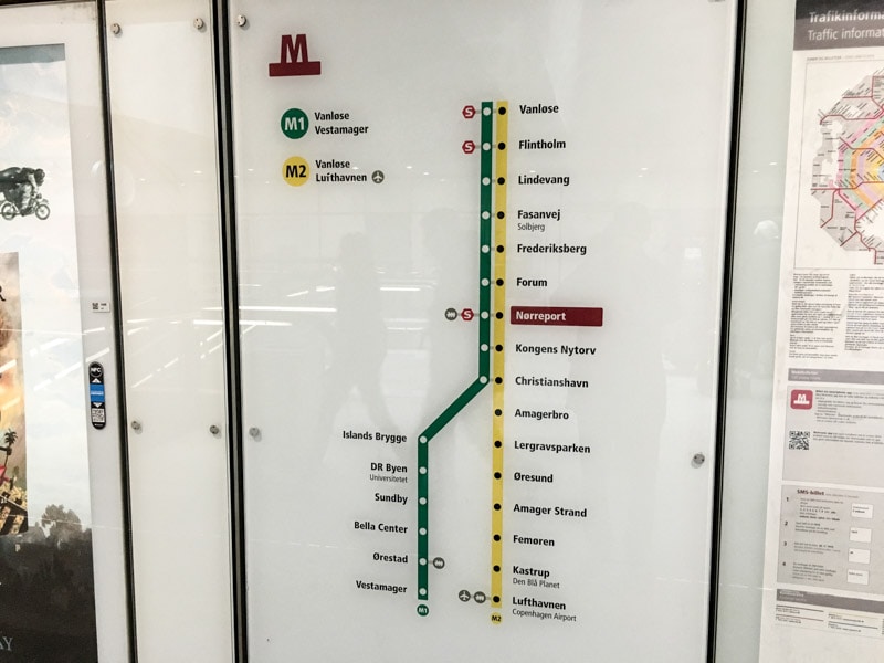 Copenhagen Metro Zone Map