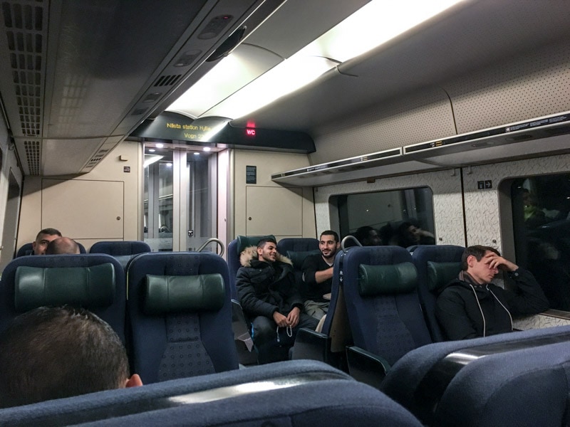 Day 4, Part 1: SJ train from Copenhagen to Stockholm