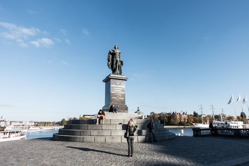 Statue of Statue of Gustav III