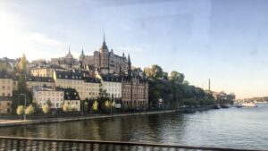 Day 4, Part 1: SJ train from Copenhagen to Stockholm