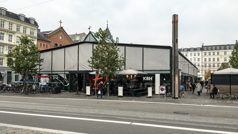 Outside Torvehallerne Market