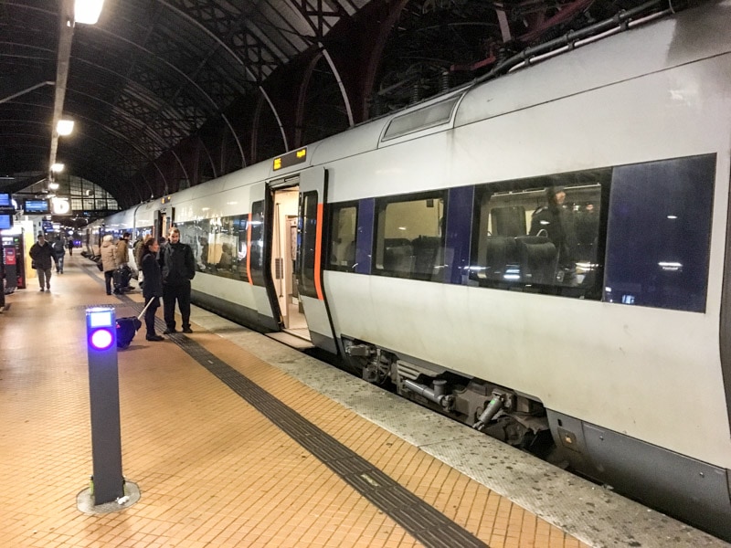 First train: Copenhagen to Malmö, Sweden