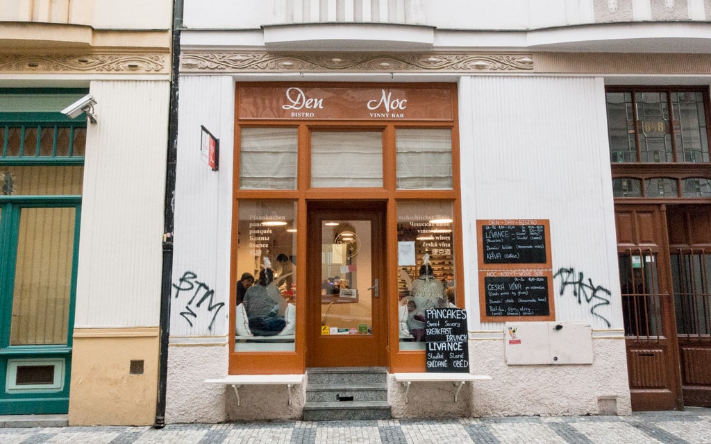 Den Noc near Prague's Old Town