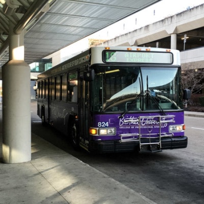 How to get from BNA Airport to downtown Nashville on Bus 18