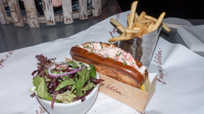 The Lobster Roll at Burger & Lobster in New York City