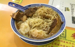 Beef Brisket Wonton Noodles, Mak’s Noodle, Hong Kong
