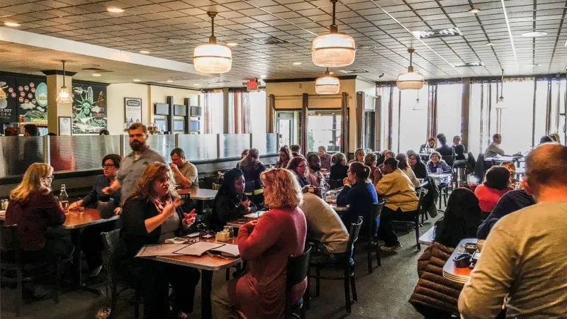 Blue’s Egg in Milwaukee: Brunch and Eggs Benedict