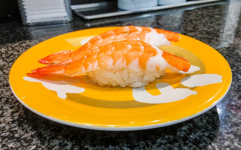 An order of the Shrimp, Numazuko Shinjuku Honten, Tokyo, Japan