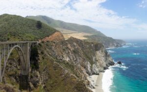 Bixby Bridge, one of the most photographed spots in Big Sur