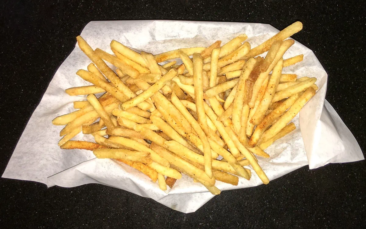 Basket of fries, Firestone Grill, San Luis Obispo, California