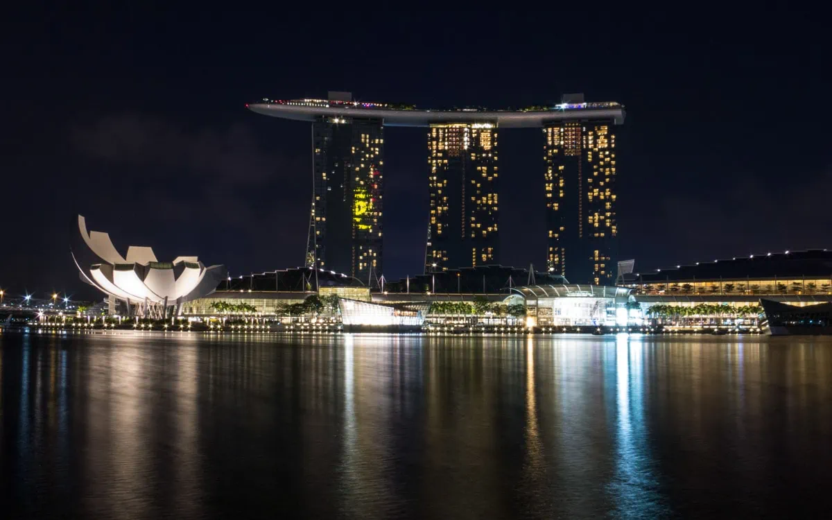 One of the most recognizable buildings in Singapore, the Marina Bay Sands