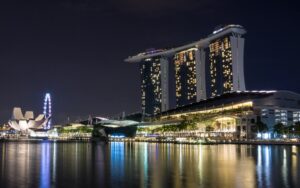One of the most recognizable buildings in Singapore, the Marina Bay Sands