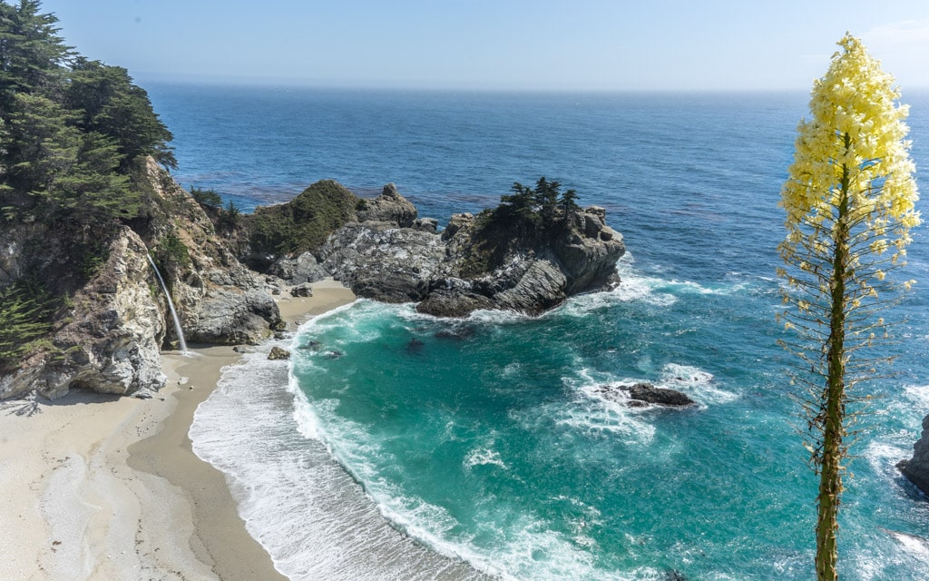 McWay Falls, one of the most beautifully located waterfalls you will ever see