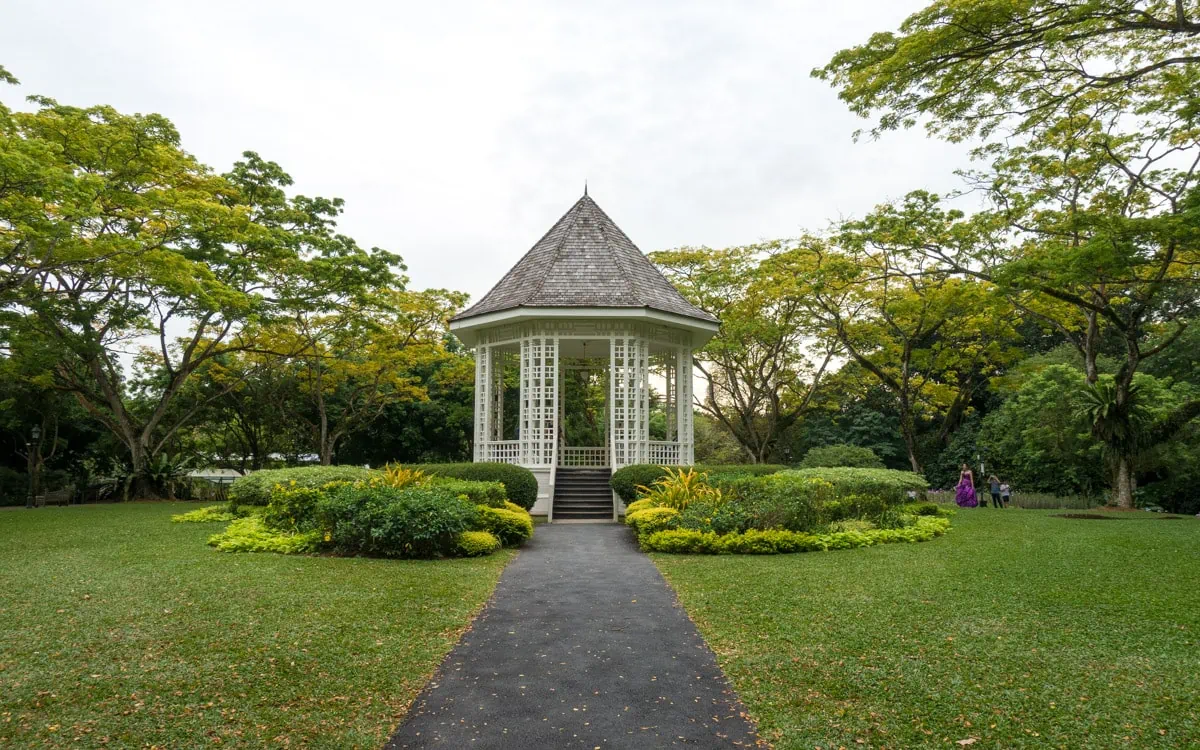 Singapore Botanic Gardens, one of the largest green spaces in the city