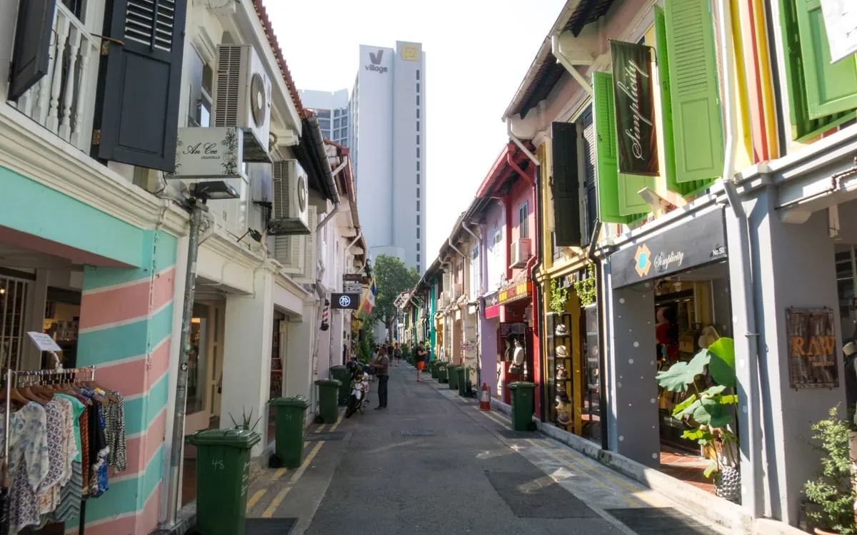 Singapore is one of the safest cities in the world, even when walking down small alleys