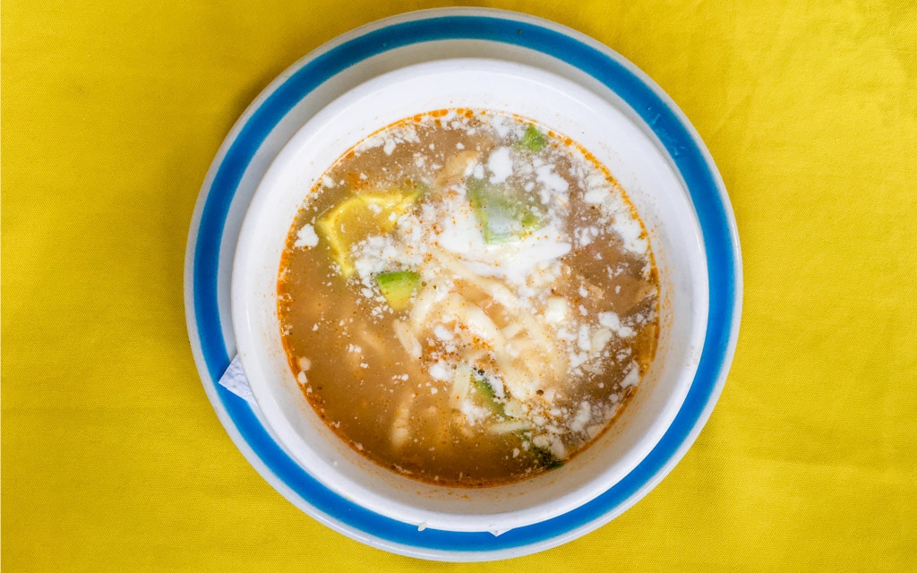 Tarasco style Tortilla Soup