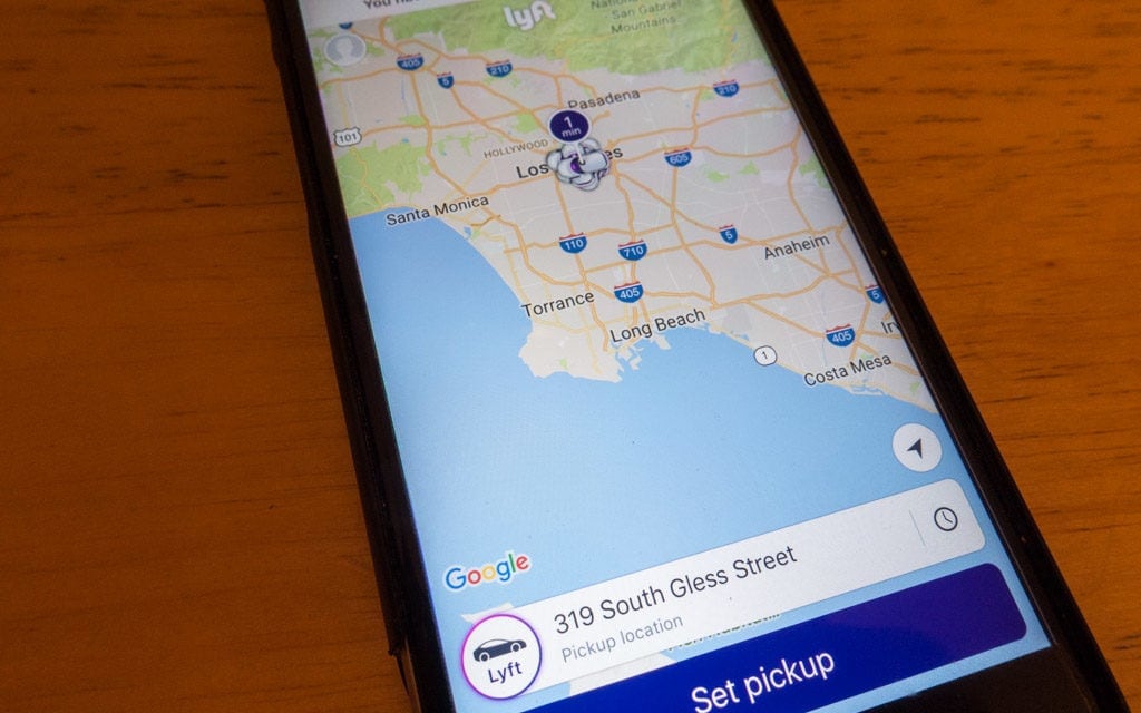 Lyft iPhone app