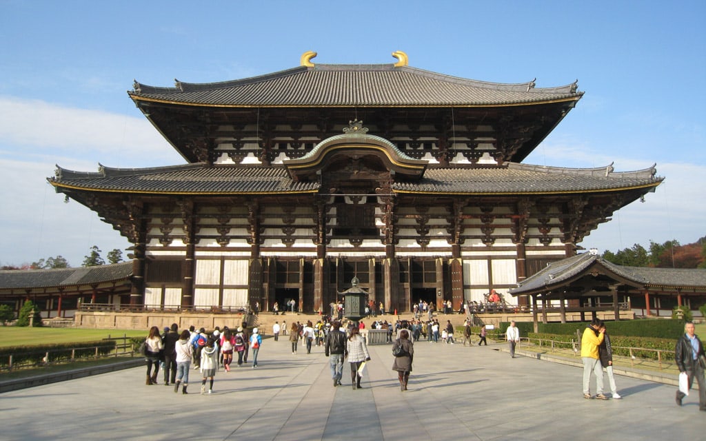 Daibutsuden (Big Buddha Hall) , the main hall of Todaiji Temple, Nara