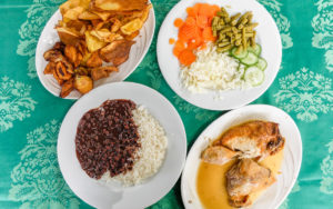 Roasted Chicken, the specialty of El Aljibe