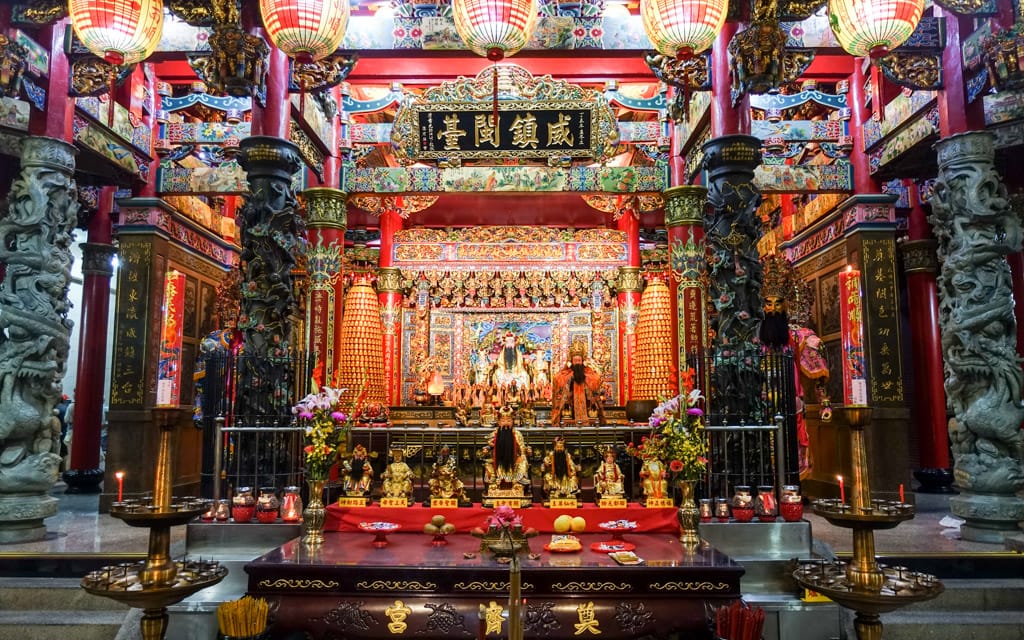 Dianji Temple, Keelung Miaokou Night Market, Taipei, Taiwan