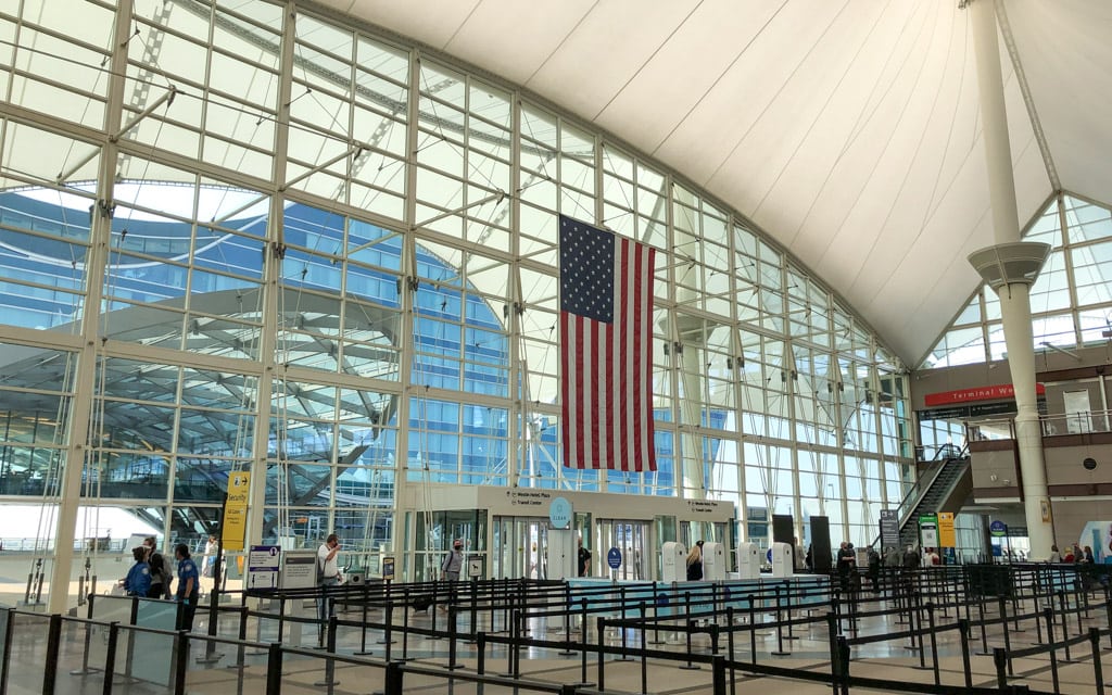 South exit of the main terminal