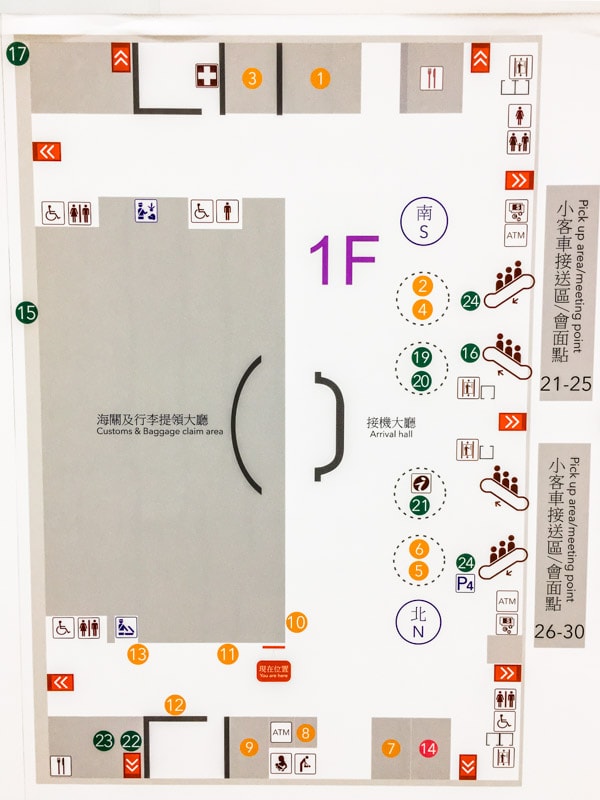 Taoyuan International Airport Map