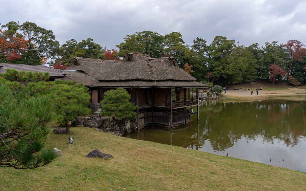 Tea ceremony buildings, , Genkyuen Garden