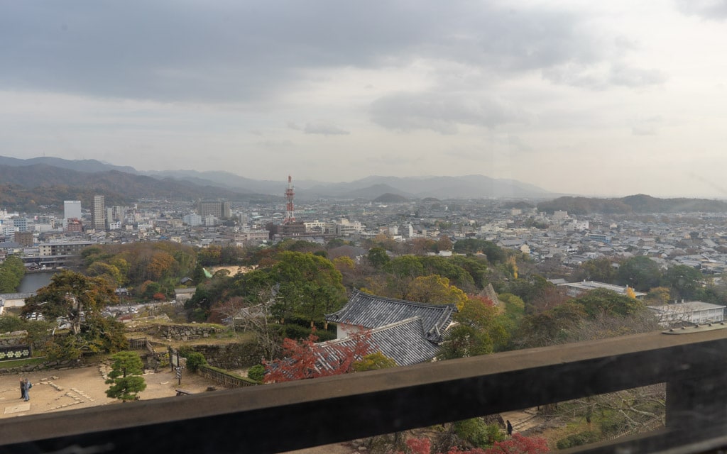 View from the castle keep