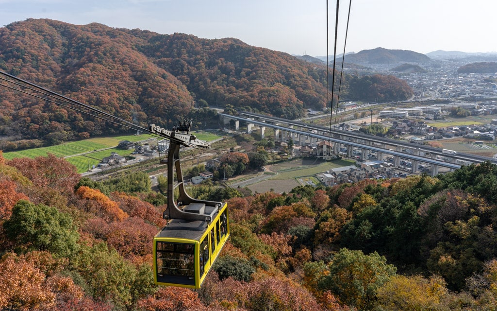 The Mount Shosha ropeway