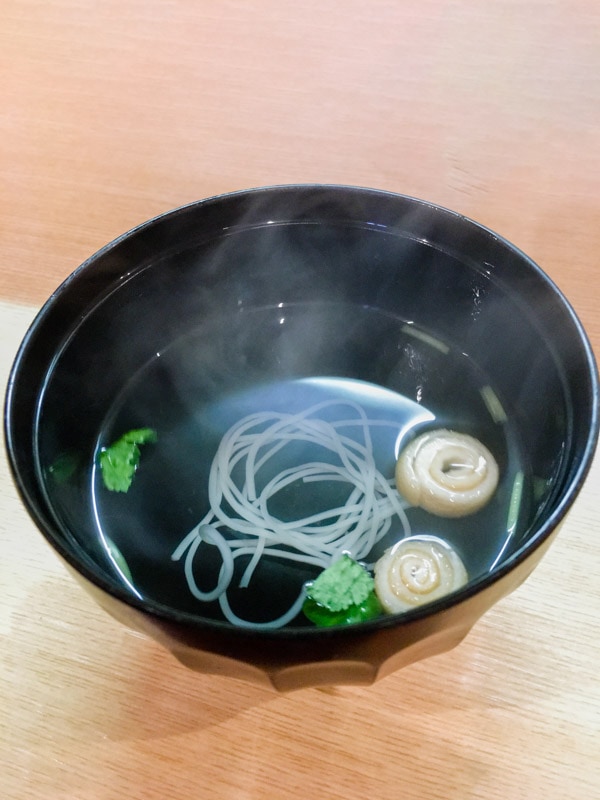 Beautiful bowl of miso soup