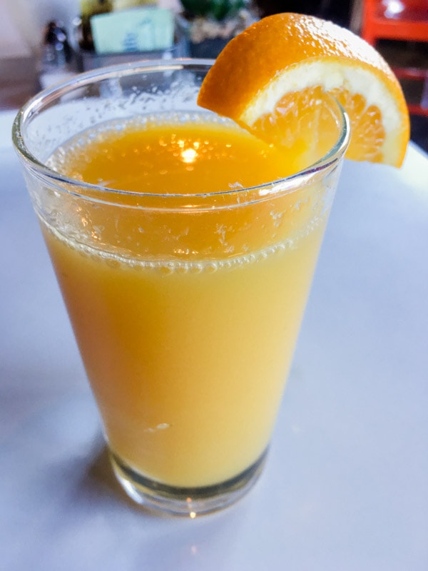 Small orange juice