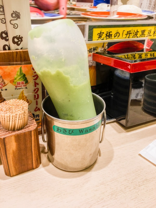 Bottle of wasabi