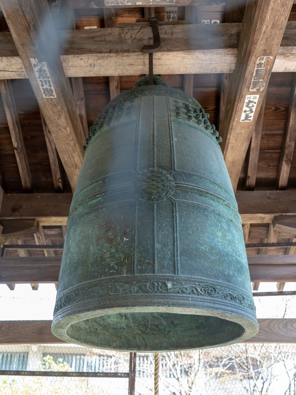 7th century bell, a national treasure of Japan, Kanzeonji Temple, Dazaifu, Fukuoka, Japan